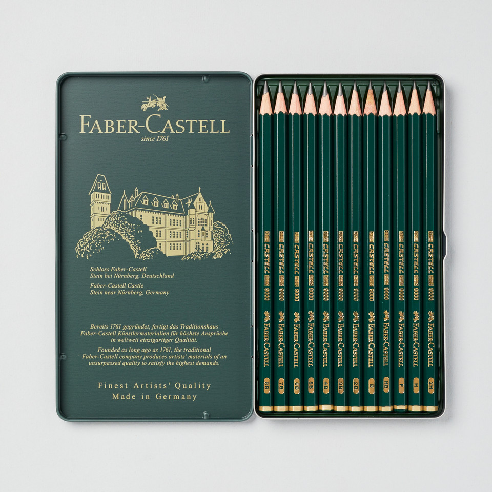 Faber-Castell 9000 Pencil Art Set of 12