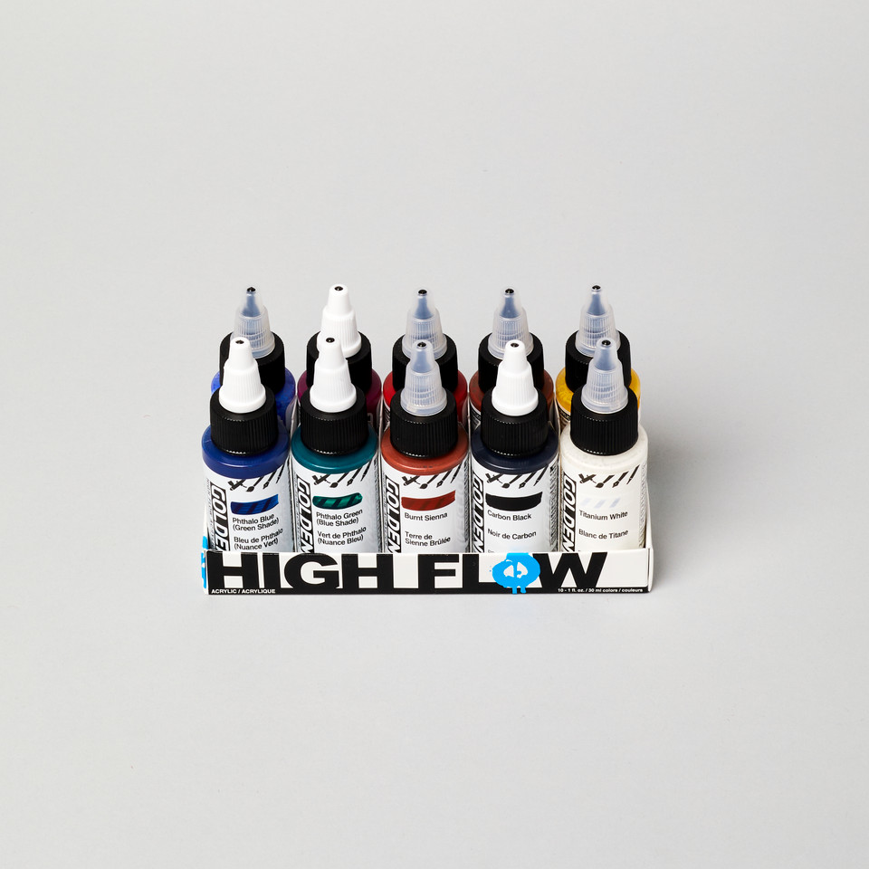 Golden High Flow Opaque 30ml Set of 10