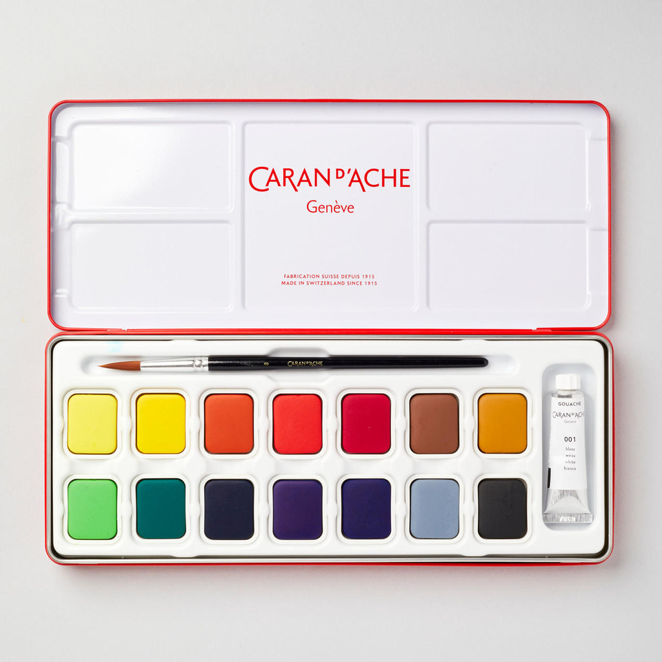 Caran D'ache Gouache Studio Box Set of 15